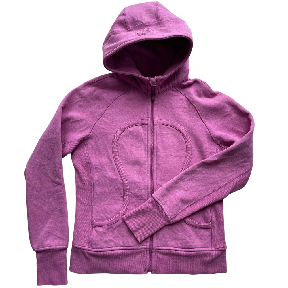 Pink Hooded Zip-Up Sweatshirt - (Brand Unspecified)
